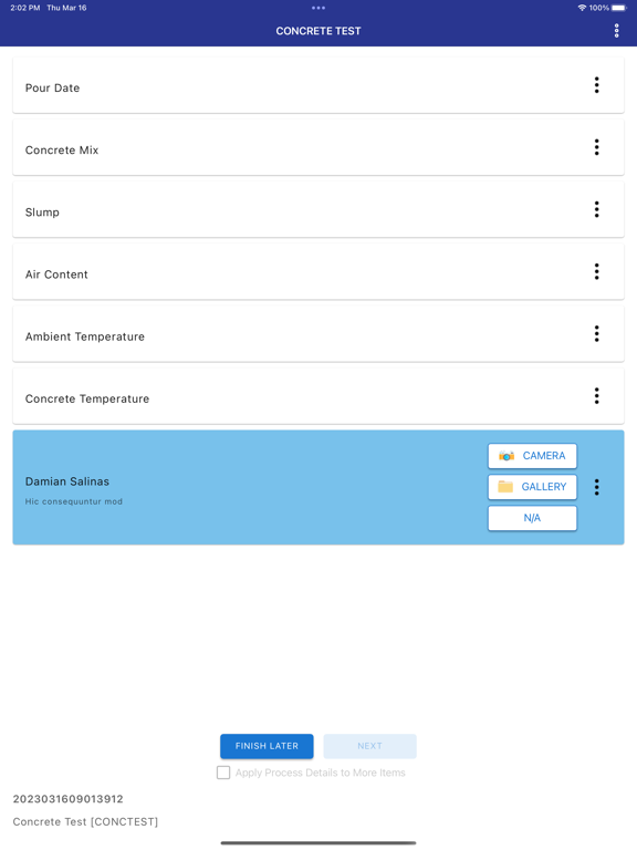 Idencia iPad  Screenshots